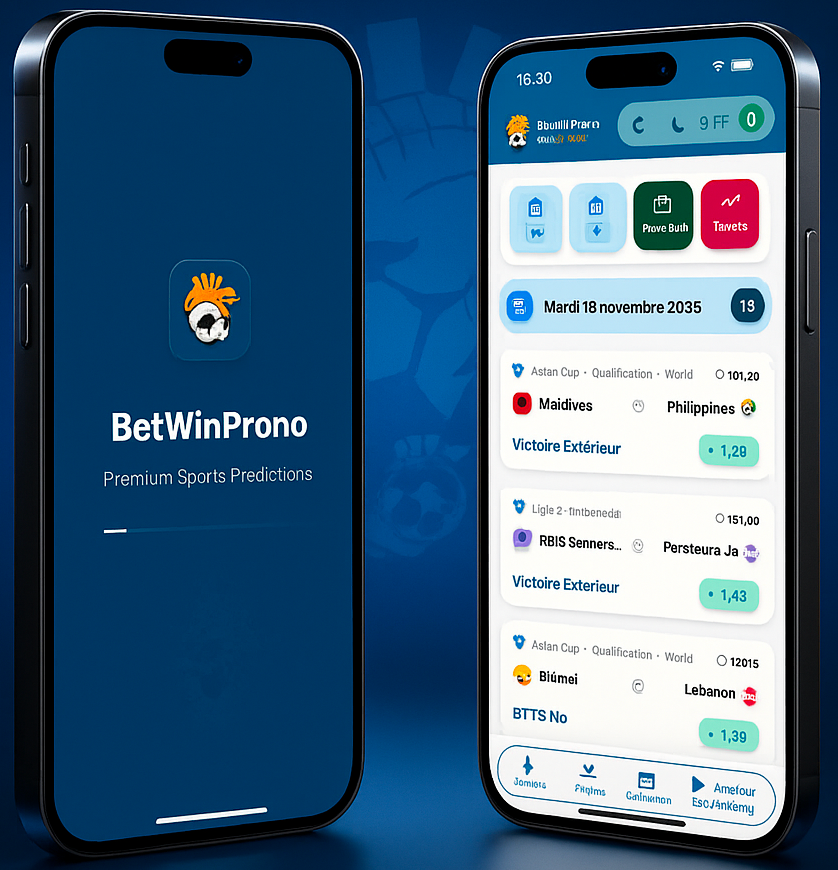 Vista previa de la aplicación BetWinProno